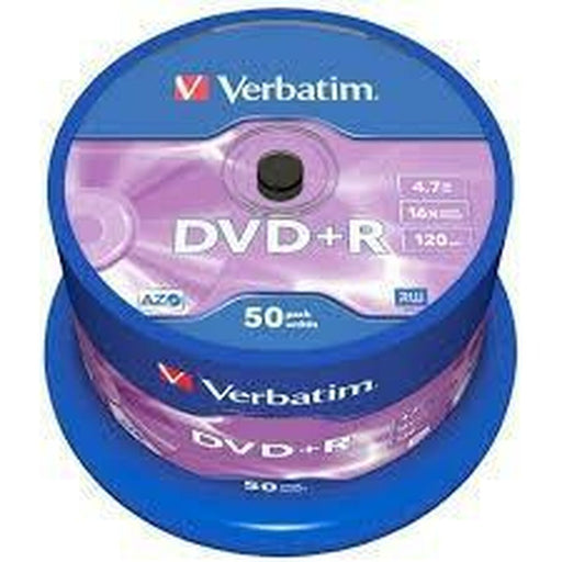 DVD+R Verbatim VB-DPR47S3A 50 Unidades