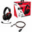 Auriculares con Micrófono Hyperx 727A9AA Rojo Rojo/Negro