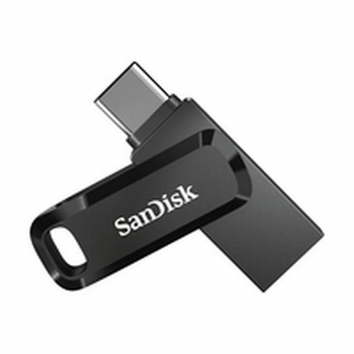 Memoria USB SanDisk Ultra Dual Drive Negro Negro/Plateado 128 GB