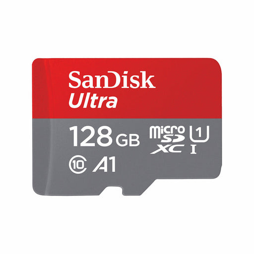 Tarjeta de Memoria Micro SD con Adaptador SanDisk Ultra microSD 128 GB