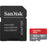 Tarjeta de Memoria Micro SD con Adaptador Western Digital SDSQUAB-128G-GN6MA 128 GB