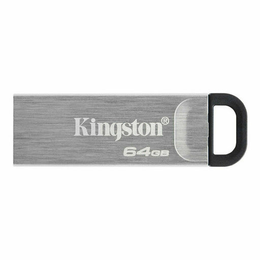 Memoria USB Kingston DTKN/64GB Negro Plateado 64 GB