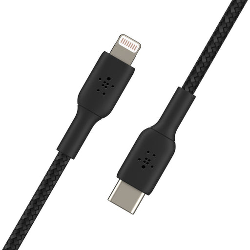 Cable USB-C a Lightning Belkin CAA004BT2MBK 2 m Negro