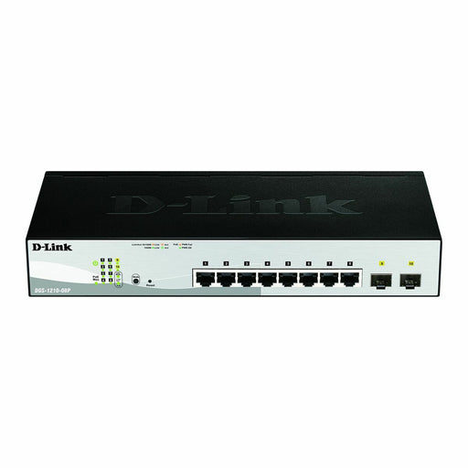 Switch D-Link DGS-1210-08P/E Negro