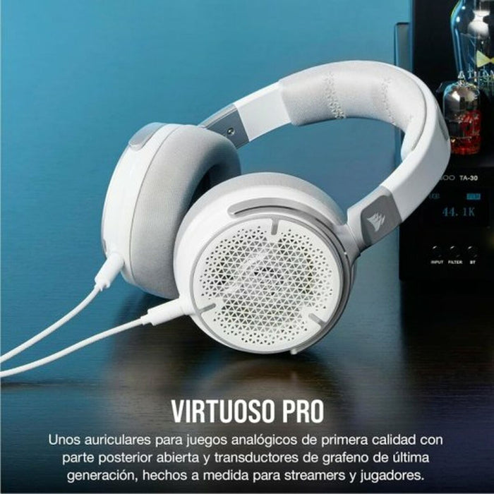 Auriculares con Micrófono Corsair Virtuoso Pro Blanco
