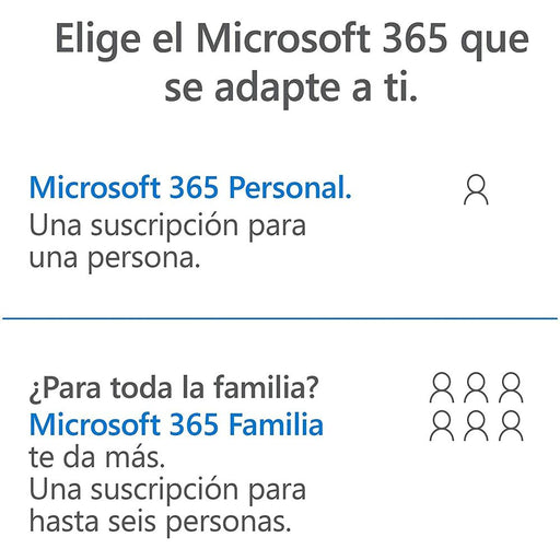 Software de Gestión Microsoft Microsoft 365 Personal
