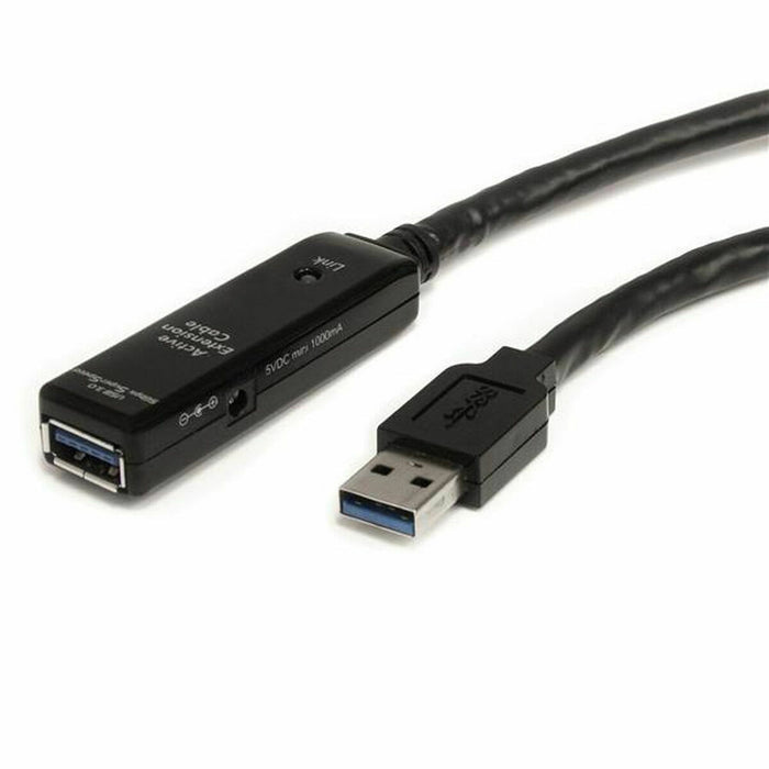 Cable USB Startech USB3AAEXT10M         USB A Negro