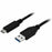 Cable USB A a USB C Startech USB315AC1M           Negro