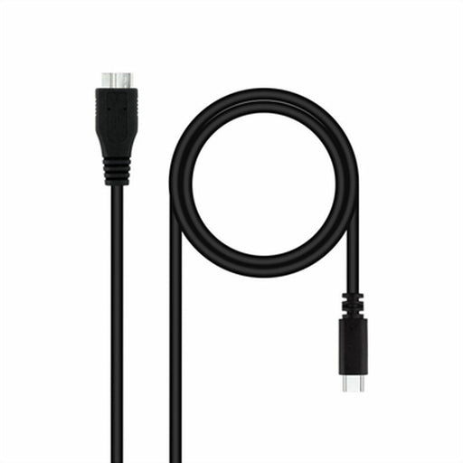 Cable USB a micro USB NANOCABLE 10.01.1201-BK Negro 1 m (1 unidad)