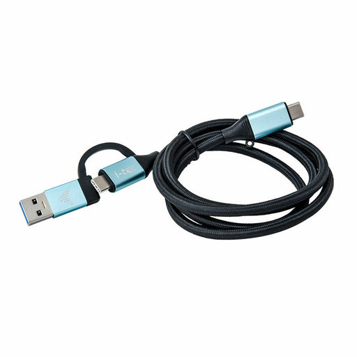 Cable USB C i-Tec C31USBCACBL Azul Negro Negro/Azul 1 m