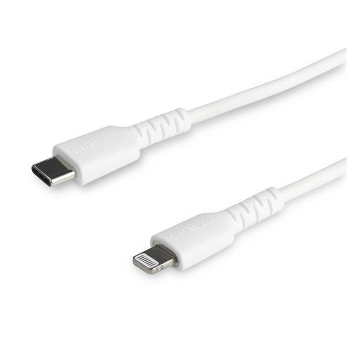 Cable USB a Lightning Startech RUSBCLTMM1MW Blanco 1 m