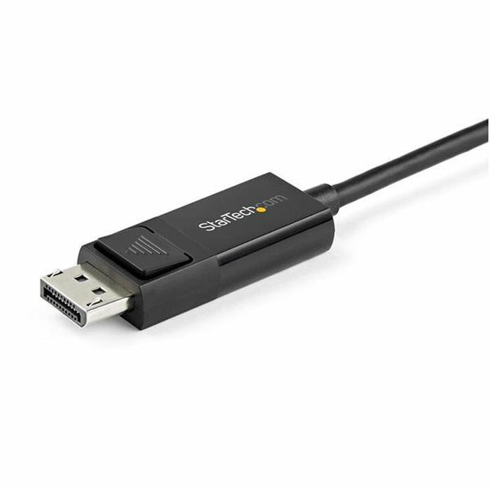 Adaptador USB C a DisplayPort Startech CDP2DP2MBD           Negro