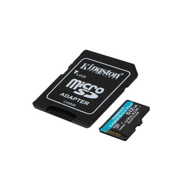 Tarjeta de Memoria Micro SD con Adaptador Kingston SDCG3/512GB          Clase 10 512 GB UHS-I