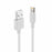 Cable USB a Lightning LINDY 31327 2 m Blanco