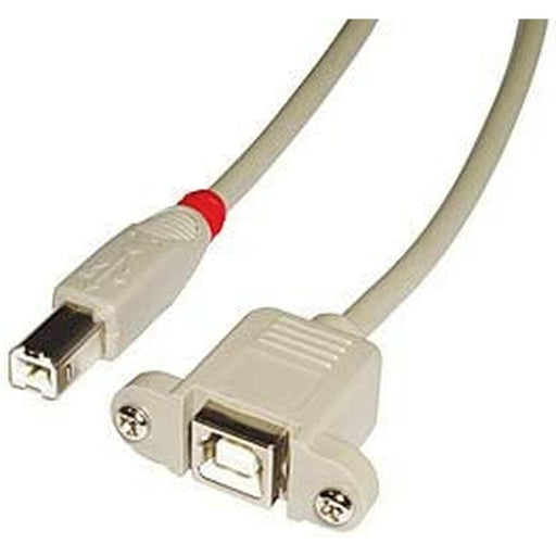 Cable USB LINDY 31801 Negro Gris 1 m