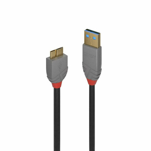 Cable USB LINDY 36765 Negro 50 cm (1 unidad)