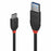 Cable USB A a USB C LINDY 36917 1,5 m Negro