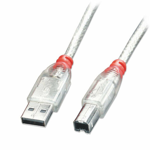 Cable USB A a USB B LINDY 41754 3 m Blanco