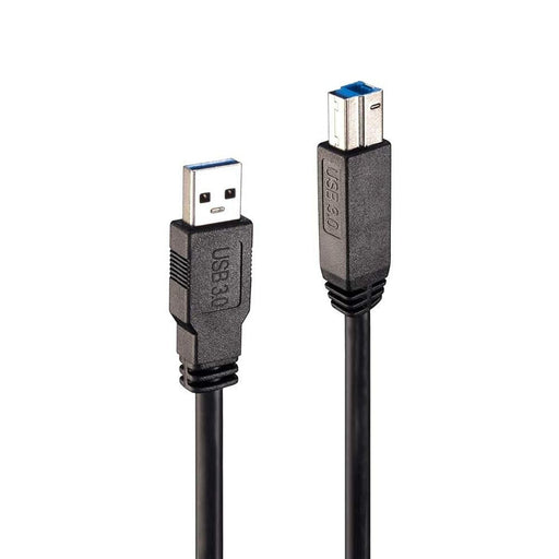 Cable USB A a USB B LINDY 43098 10 m Negro