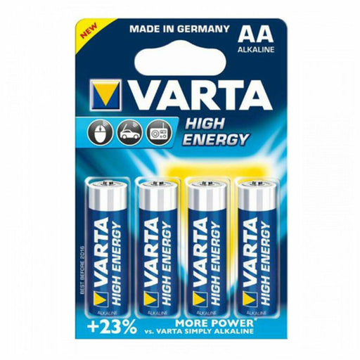 Pila Alcalina Varta AA LR06     4UD 1,5 V 2930 mAh High Energy (4 pcs)