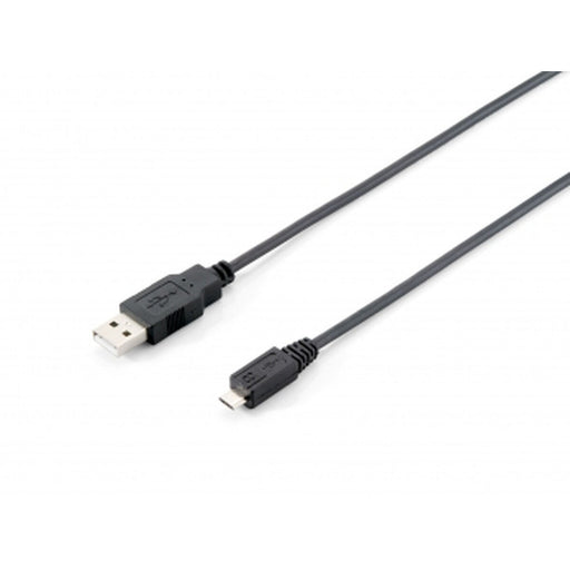 Cable USB a micro USB Equip 128523 Negro 1,8 m