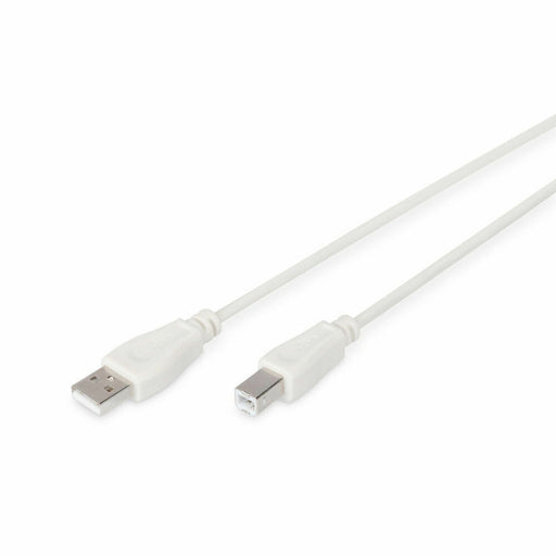 Cable USB A a USB B Digitus AK-300105-030-E Beige 3 m