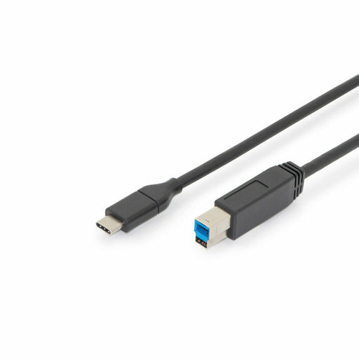 Cable USB-C a USB B Digitus AK-300149-018-S Negro 1,8 m