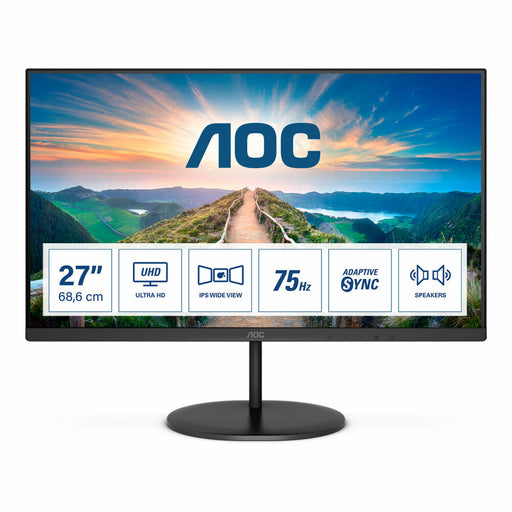 Monitor AOC U27V4EA 4K Ultra HD 27" IPS LED Flicker free