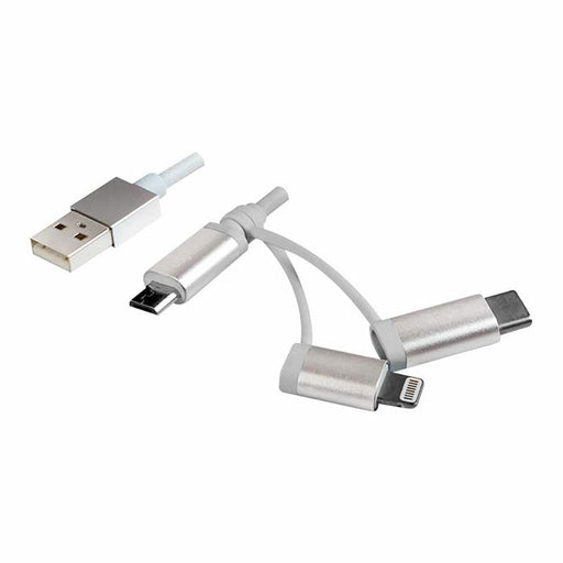 Cable USB LogiLink Plateado 1 m
