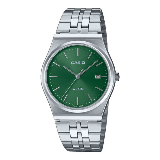 Reloj Hombre Casio Verde Plateado (Ø 35 mm)
