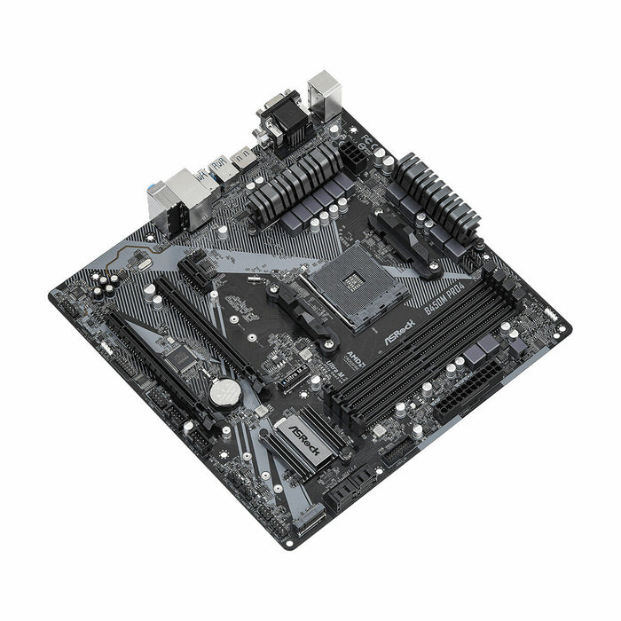 Placa Base ASRock B450M Pro4 R2.0 Socket AM4 AMD B450 AMD AMD AM4 LGA 1151