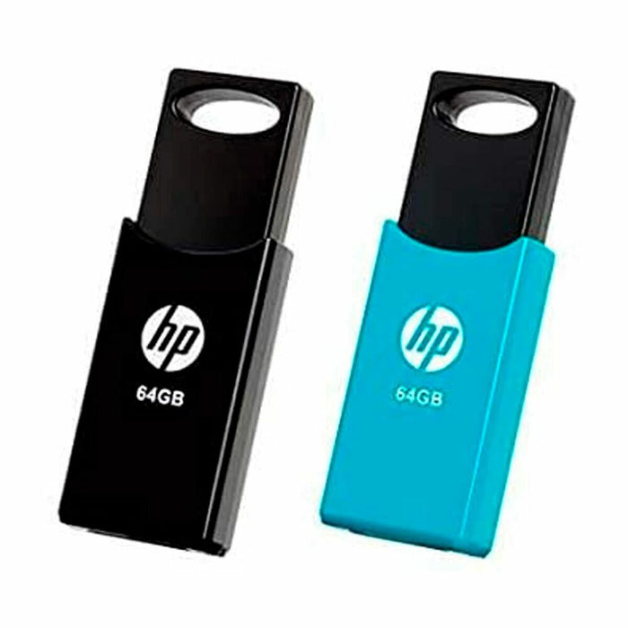 Memoria USB HP 4712847099760 USB 2.0 64GB 2 Unidades Negro 64 GB
