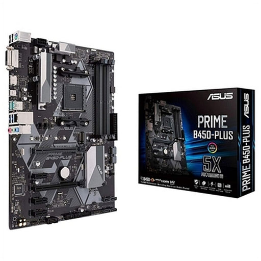 Placa Base Asus PRIME B450-PLUS ATX DDR4 AM4 AMD B450 AMD AMD AM4