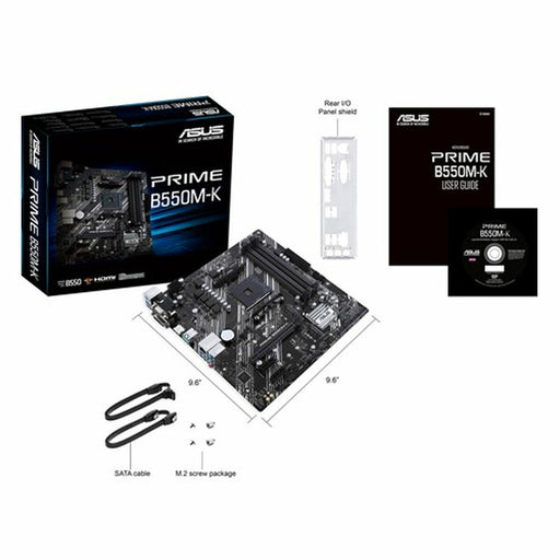 Placa Base Asus PRIME B550M K mATX AM4 AMD B550 AMD AMD AM4