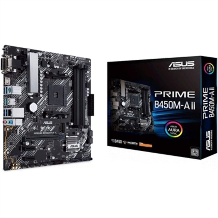 Placa Base Asus PRIME B450M-A II mATX DDR4 AM4 AMD B450 AMD AMD AM4