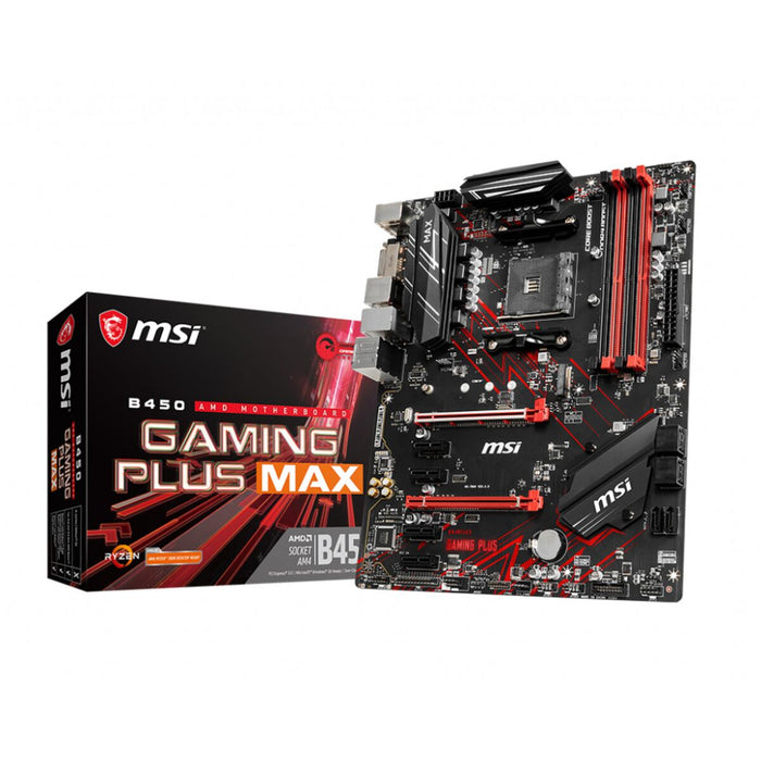Placa Base MSI MSI B450 GAMING PLUS MAX ATX DDR4 AM4 AMD B450 AMD AMD AM4