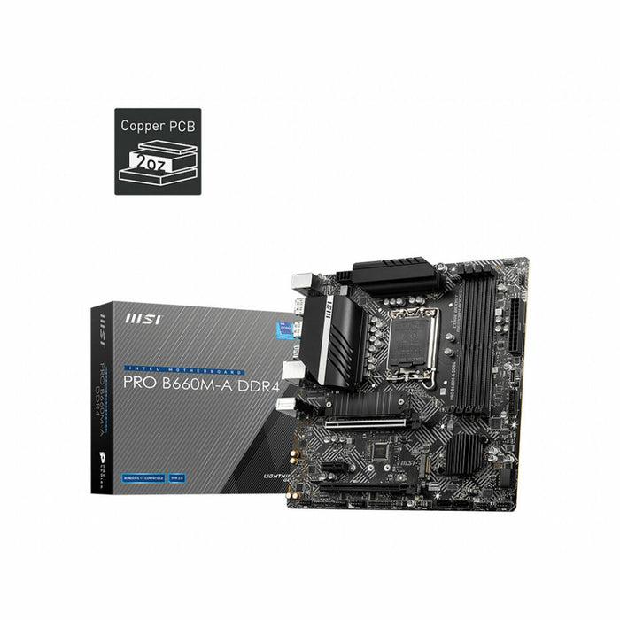 Placa Base MSI PRO H610M-G DDR4 LGA 1700 Intel
