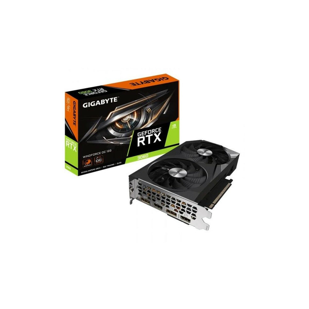 Tarjeta Gráfica Gigabyte RTX 3060 Windforce OC 12G NVIDIA GeForce RTX 3060 12 GB RAM