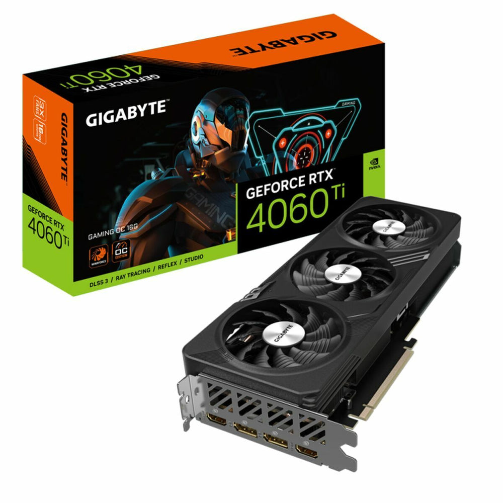 Tarjeta Gráfica Gigabyte GeForce RTX 4060 Ti Gaming OC 16 GB GDDR6 Geforce RTX 4060 Ti