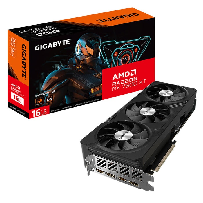 Tarjeta Gráfica Gigabyte AMD RADEON RX 7800 XT 12 GB GDDR6