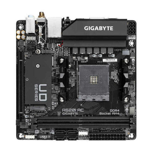 Placa Base Gigabyte   AM4     AMD A520 AMD AMD AM4   (Reacondicionado A)