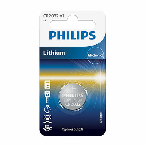 Pila de Botón de Litio Philips CR2032/01B 210 mAh 3 V
