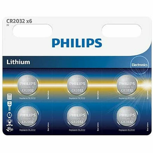 Pilas Philips CR2032P6/01B 3 V