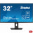 Monitor Iiyama ProLite XUB3293UHSN-B5 32" 31,5" IPS LCD Flicker free 60 Hz