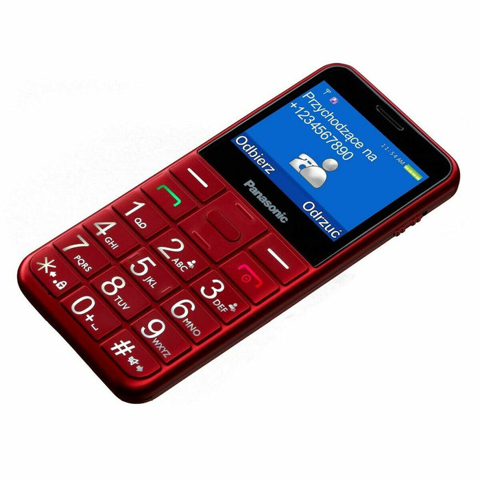 Teléfono Móvil para Mayores Panasonic KX-TU155EXRN Rojo