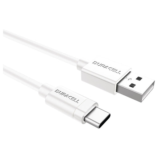 Cable USB DURACELL USB5031W 1 m Blanco
