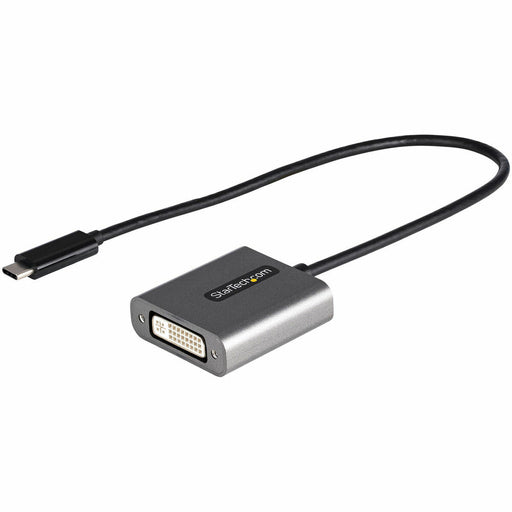 Adaptador USB C a DVI Startech CDP2DVIEC Negro Plateado Negro/Plateado