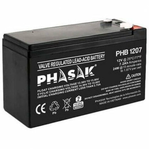 Batería para SAI Phasak PHB 1207 12 V
