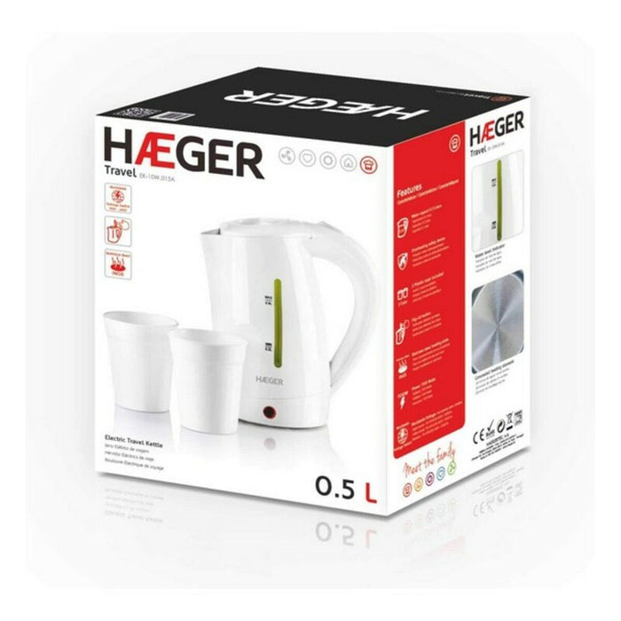 Hervidor Haeger 5608475009006 0,5 L 1100W Blanco 500 ml 1100 W