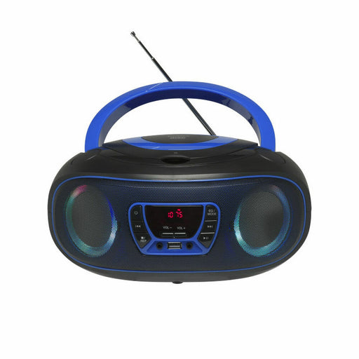 Radio CD MP3 Denver Electronics Bluetooth LED LCD Azul Negro/Azul